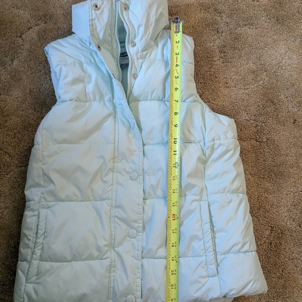 Old Navy Light Blue Quilted Puffer Vest - Picture 5 of 5